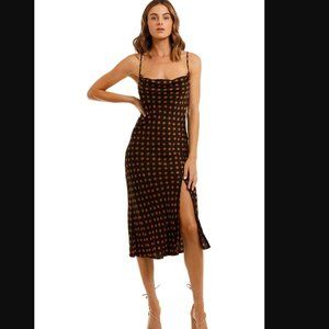 For Love & Lemons Morgan Polka Dot Dress